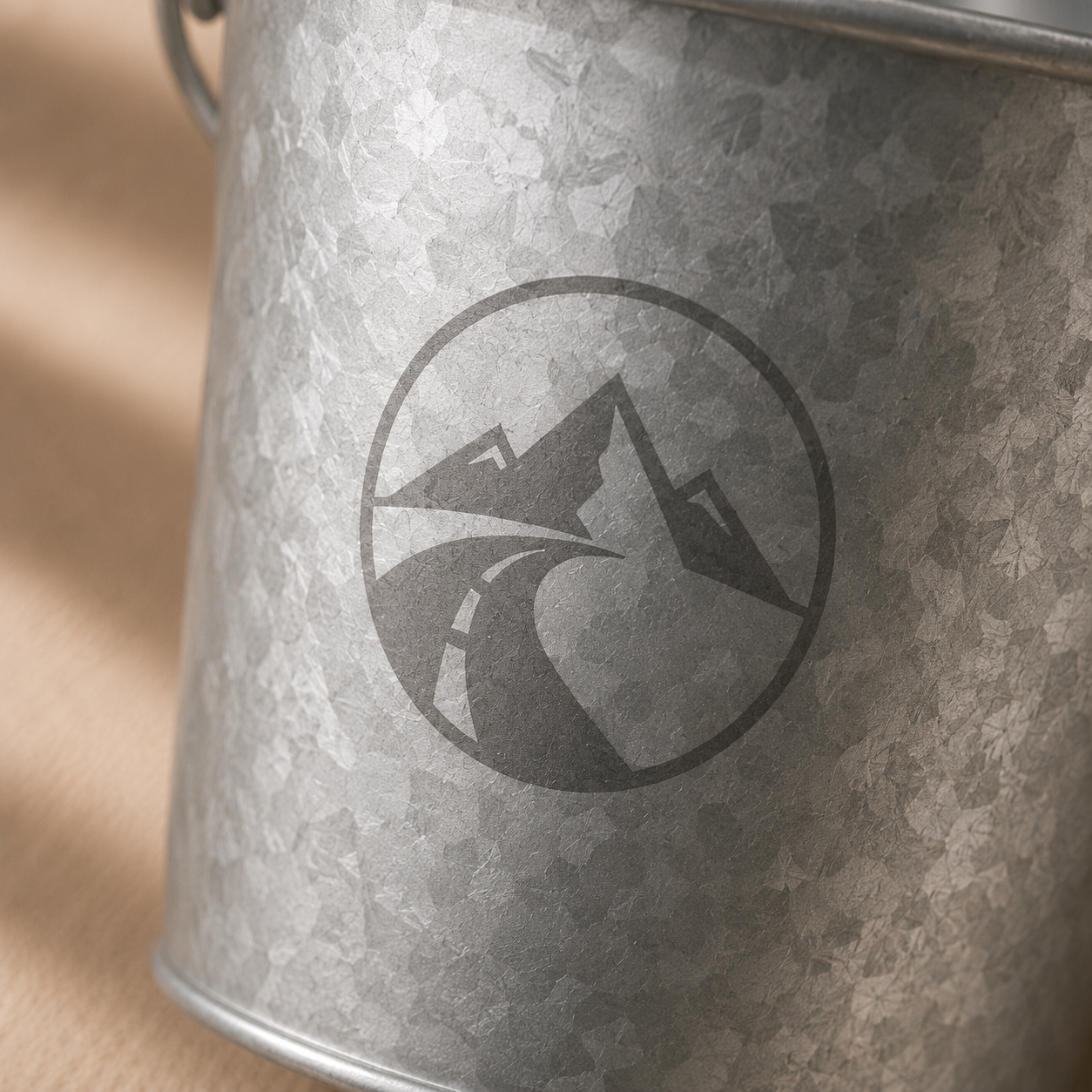 Custom branded beer buckets