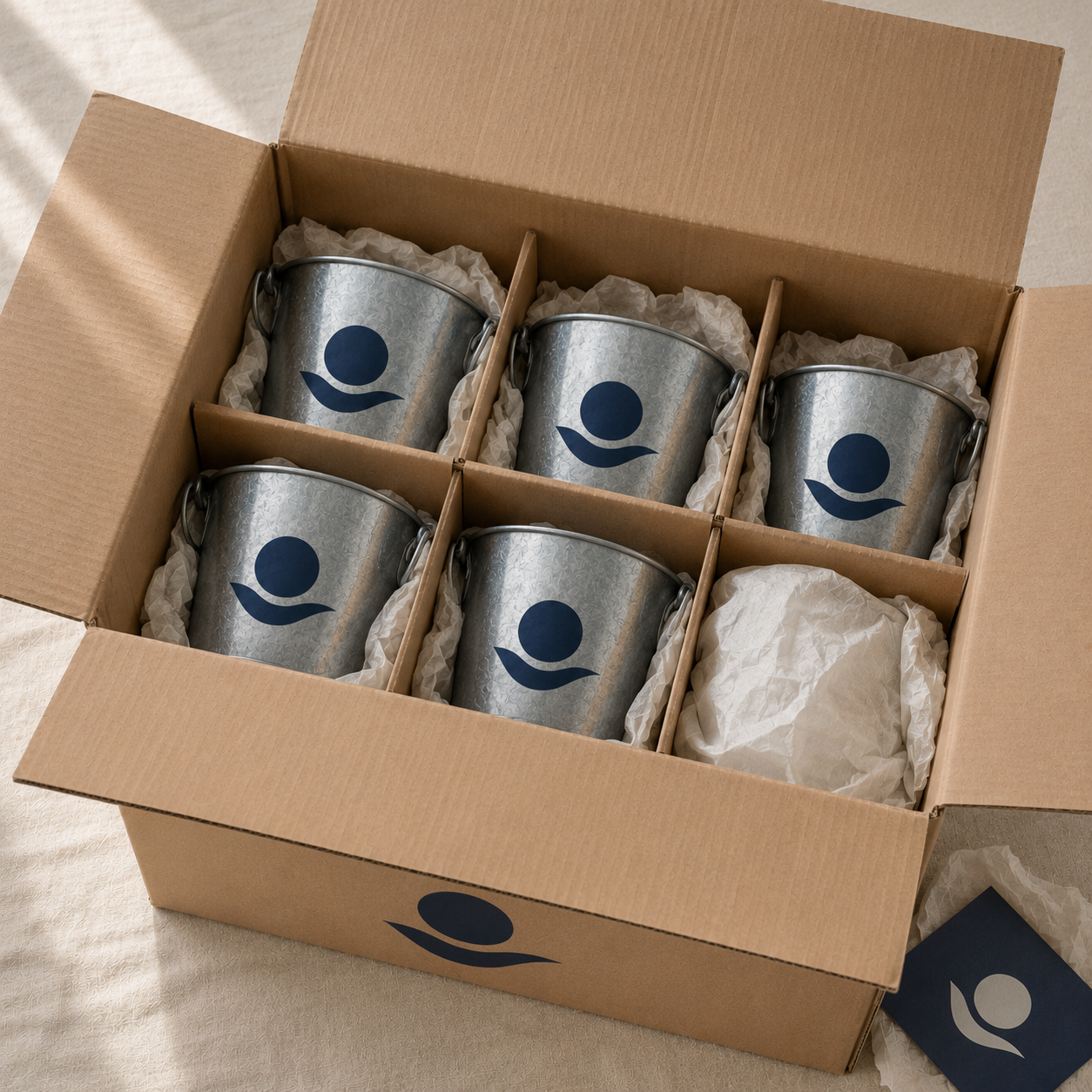 We ship your finished custom beer buckets