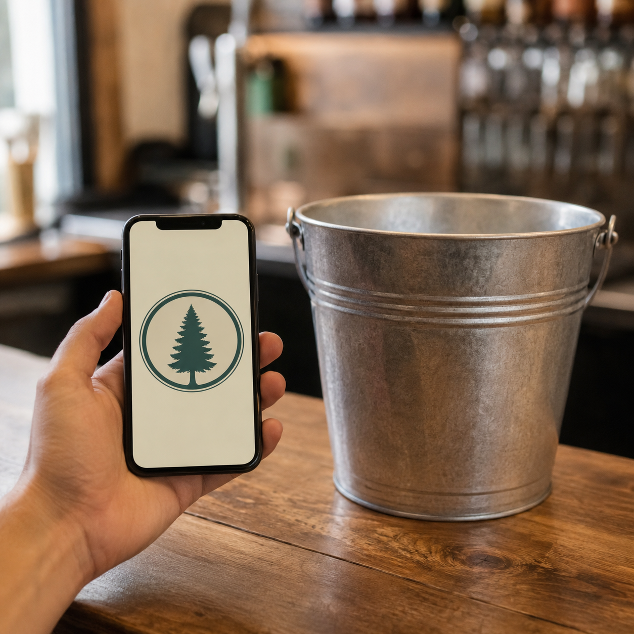 Set up your brand colors and logo for custom beer buckets