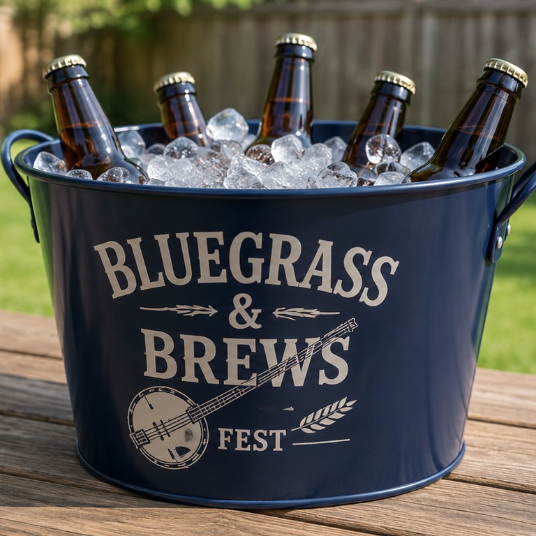 Custom beer buckets for events and festivals